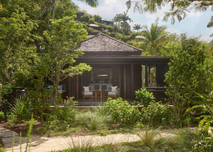 Antigua Hermitage Bay villa exterior Antigua Hermitage Bay villa exterior