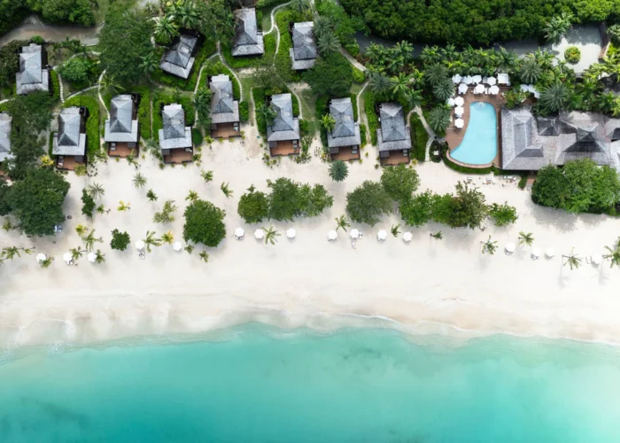 Antigua aerial Hermitage Bay Antigua aerial Hermitage Bay