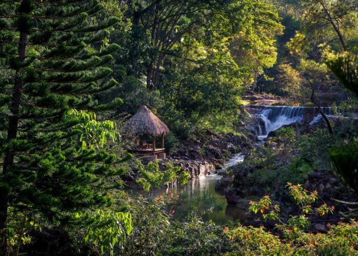 Belize Blancaneaux Lodge pergola Belize Blancaneaux Lodge pergola