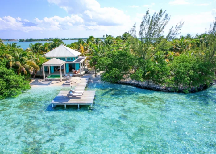 Belize Cayo Espanto front Belize Cayo Espanto front