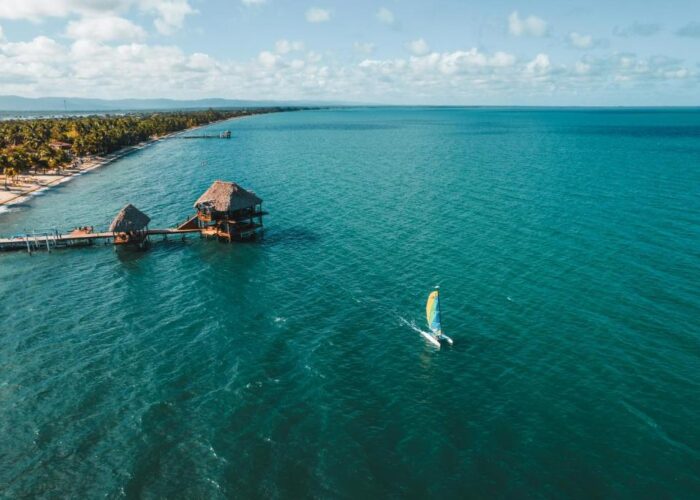 Belize Jaguar Reef aerial