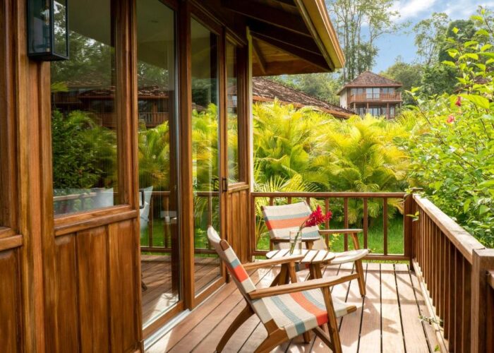 Bocas del Toro La Coralina bungalow deck Bocas del Toro La Coralina bungalow deck