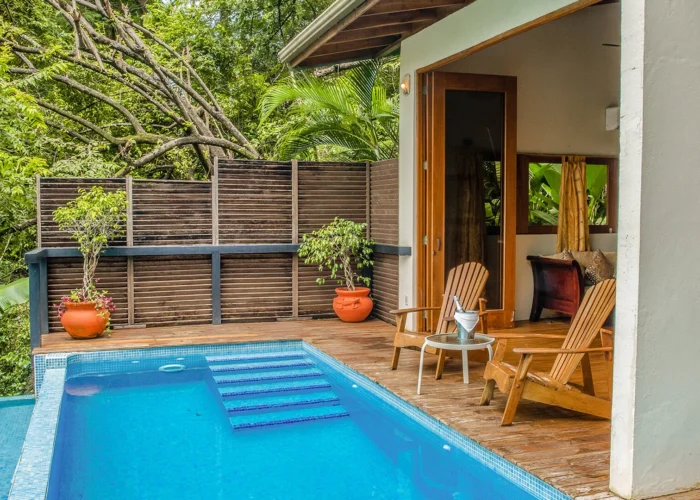Casa Chameleon Malpais villa plunge pool