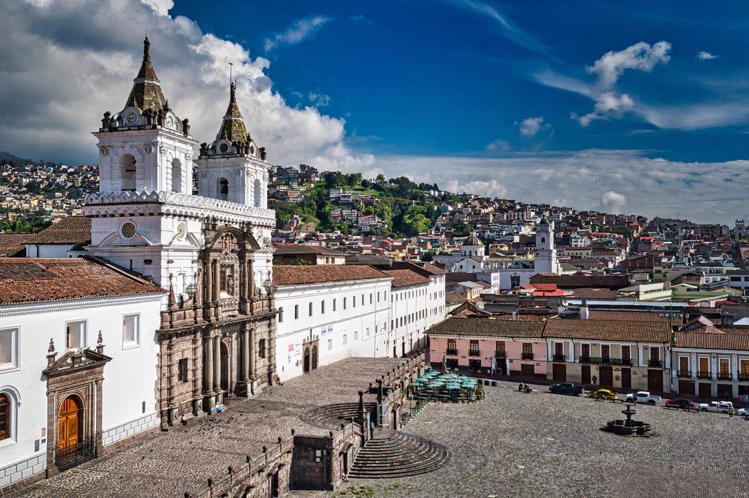 Ecuador Quito plaza cathedral