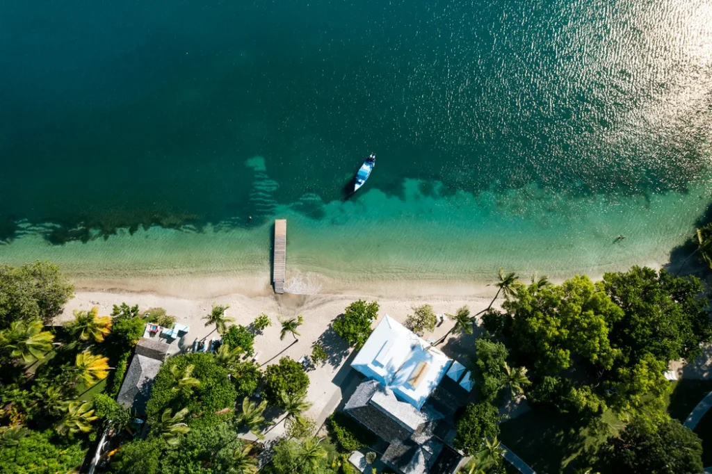 Grenada Calabash aerial beach
