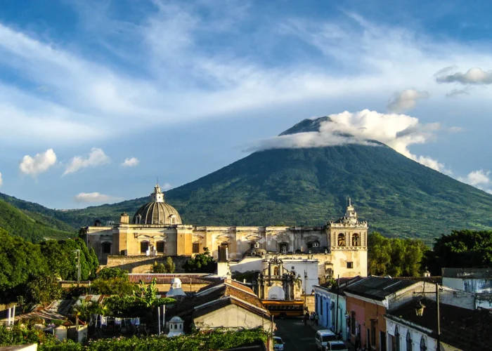 Guatemala Antigua volcano Guatemala Antigua volcano