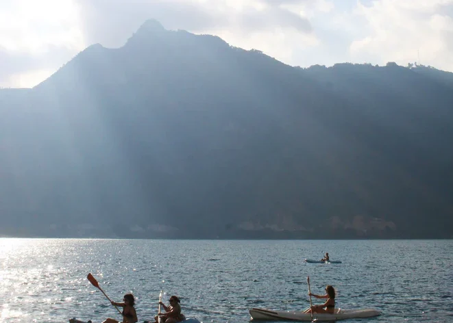 Guatemala Lake Atitlan kayaking Guatemala Lake Atitlan kayaking
