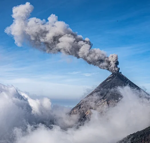 Guatemala Volcan Fuego portrait