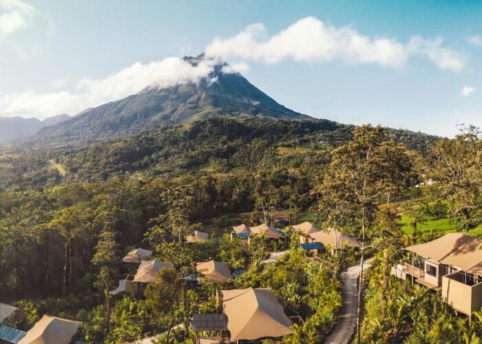 Nayara Tented Camp aerial Nayara Tented Camp aerial