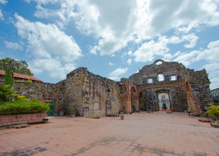 Panama-Casco-Viejo-structure Panama Casco Viejo colonial ruins structure old town