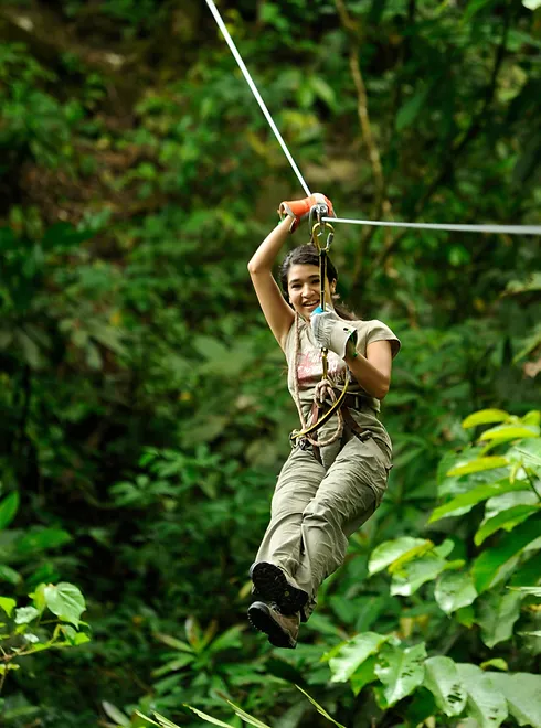 Panama El Valle zipline portrait