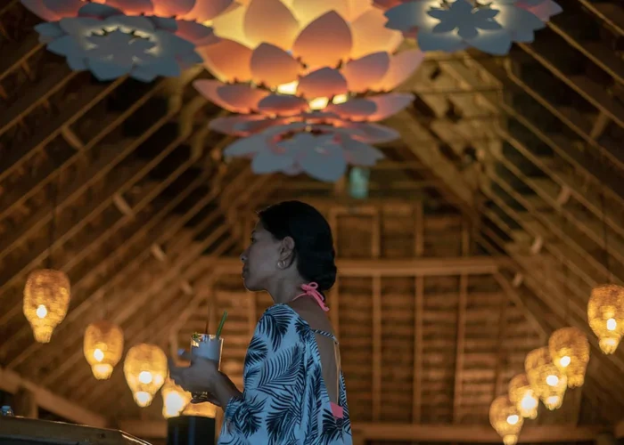 Panama Isla Palenque beach palapa Panama Isla Palenque beach palapa