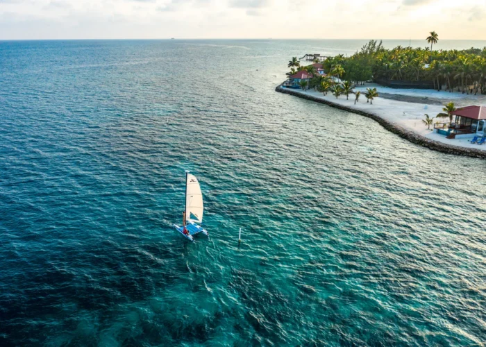 Ray Caye Belize boating Ray Caye Belize boating