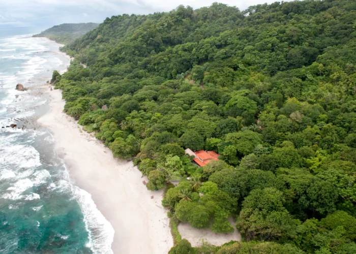 Santa Teresa white beach aerial