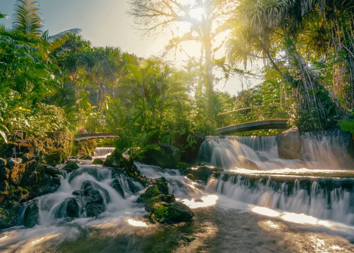 Tabacon hot springs pool Tabacon hot springs pool