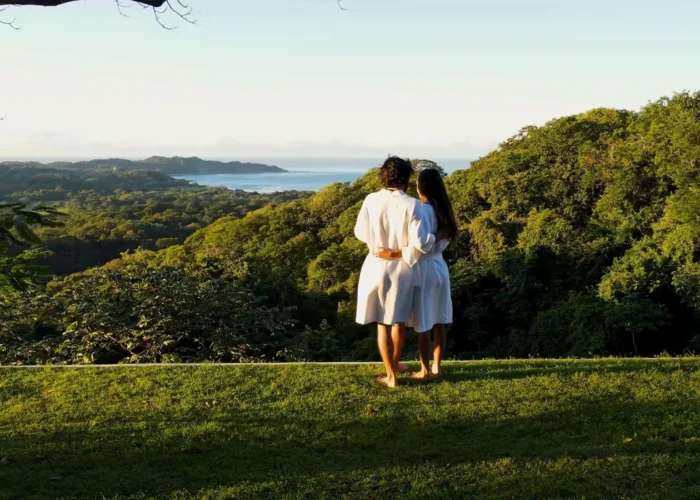 Tierra Magnifica Nosara couple in robes